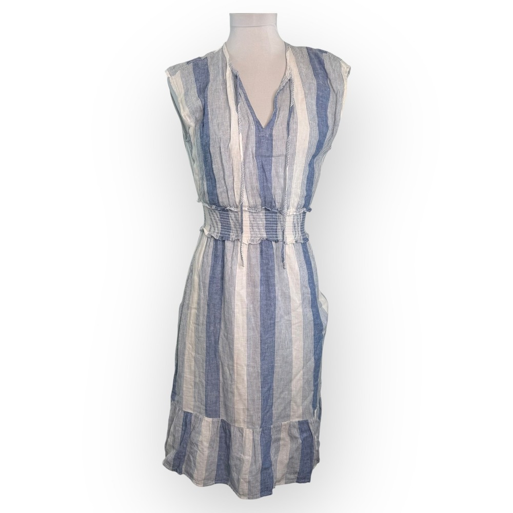 RAILS Ashlyn Striped Midi Dress Blue Multicolor Size XS